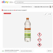 Gefahrstoffe: „Gleichgültigkeit ist ein unerträglicher Zustand“ Screenshot eines Ebay-Angebots über 80-prozentige Essigsäure.