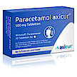 NEU: Paracetamol axicur® 500 mg Tabletten – der bewährte Wirkstoff bei Schmerzen und Fieber