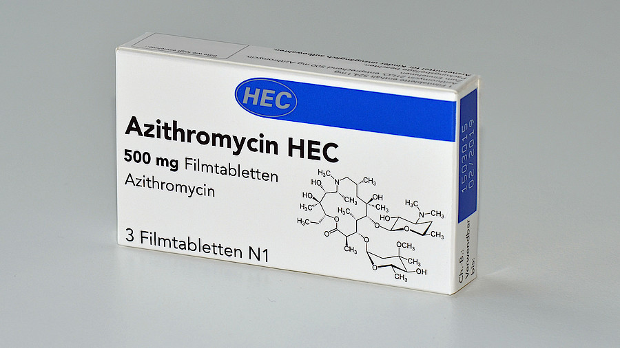 Mg azithromycin hec 500