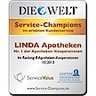 LINDA Apotheken sind Service-Champions