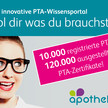 PTA-Wissensportal apothekia® zieht Bilanz nach 10.000ster Registrierung