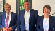 Die Pharmatechnik-Geschäftsführung: Dr. Detlef Graessner, Gregor Malajka, Cornelia Graessner-Neiss