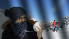 150124 aporetro schlittenfahren Angriff aus dem Hinterhalt