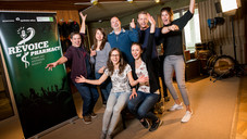 Hier singen die fünf Gewinner Hier singen die fünf Gewinner