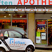 „Die Apotheke wird immer von Bedeutung sein“ Die Driften-Apotheke von außen.
