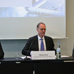BPI: Spargesetz treibt Pharma-Investitionen ins Ausland Dr. Kai Joachimsen, Oliver Kirst und Hermann Hofmann während der Pressekonferenz