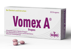 PZN 4274616 Vomex A Dragees 50mg 20Stk m. Tablette
