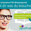 PTA-Portal apothekia® bietet offenen Weiterbildungskatalog ohne Anmeldung