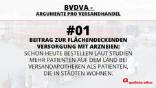 Die acht Argumente der Versandapotheken Die acht Argumente der Versandapotheken