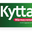 Muskelschmerzen* und Verspannungen bei Weichteilrheumatismus Kytta Wärmecreme mit Capsaicin in grüner Verpackung, zeigt rote Chilischoten und dynamische grüne Farbwirbel. Ein pflanzliches Arzneimittel mit wärmender Wirkung durch Capsaicin, zur äußerlichen Behandlung von Muskelschmerzen.