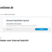 Fauxpas: Werbung für Internetapotheke geschaltet Fauxpas: Werbung für Internetapotheke geschaltet