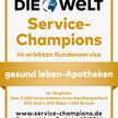 Zum 3. Mal Gold für Service in gesund leben-Apotheken!