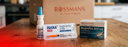Rossmann-Apotheke: Isana-Insulin und Babydream-Zäpfchen Montage zeigt Insulin von Isana
