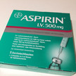 Aspirin: Versorgungsmangel festgestellt Eine Packung Aspirin i.v.