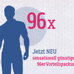 Mit Sildenafil-Hormosan 100 mg 96er Vorteilspackung sparen Ihre Kunden bis zu 93%!1*