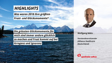 2018: Highlights und verpasste Chancen 2018: Highlights und verpasste Chancen